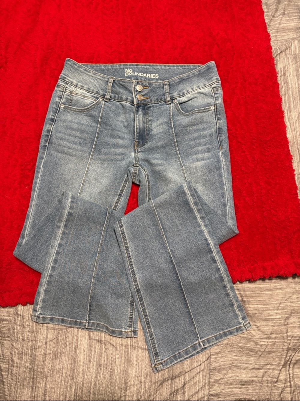 No Boundaries Women's Light Blue Bootcut Jeans size 8